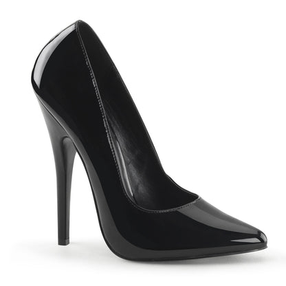 DOMINA-420 Devious Black 6 Inch Fetish Heels