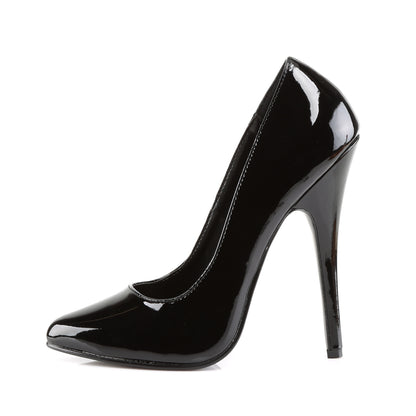 DOMINA-420 Devious Black 6 Inch Fetish Heels