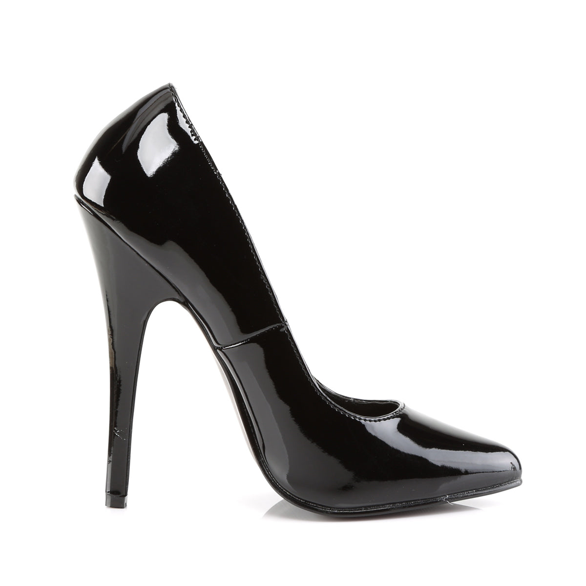 DOMINA-420 Devious Black 6 Inch Fetish Heels