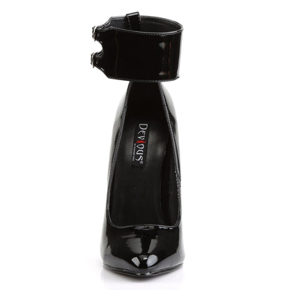 DOMINA-434 Devious Black 6 Inch Fetish Heels
