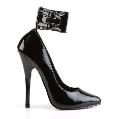 DOMINA-434 Devious Black 6 Inch Fetish Heels