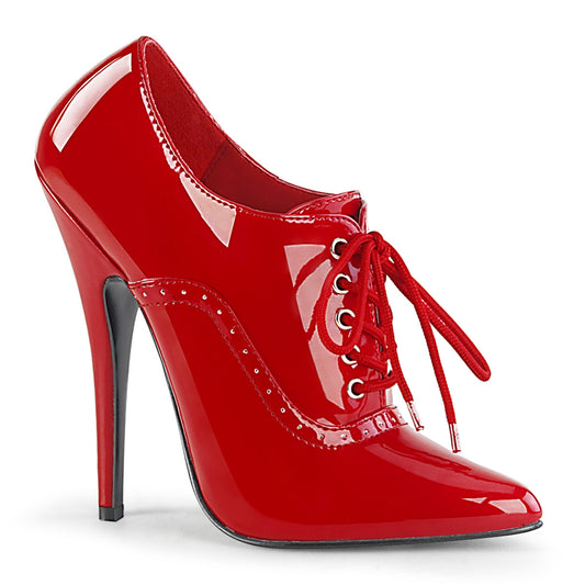 DOMINA-460 Devious Red 6 Inch Fetish Heels