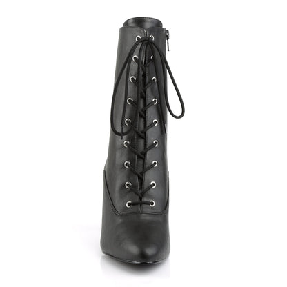 DREAM-1020 Pleaser Pink Label Black 4 Inch Sexy Ankle Boots