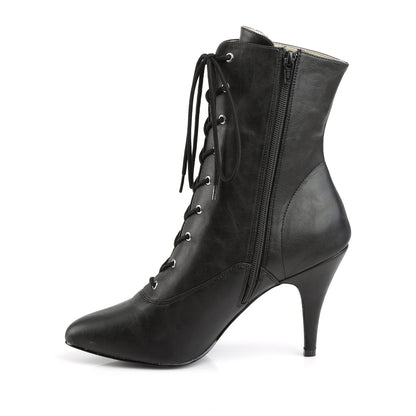 DREAM-1020 Pleaser Pink Label Black 4 Inch Sexy Ankle Boots
