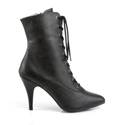 DREAM-1020 Pleaser Pink Label Black 4 Inch Sexy Ankle Boots