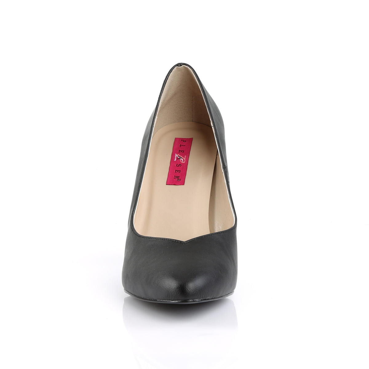 DREAM-420 Pleaser Pink Label Black 4 Inch Fetish High Heels