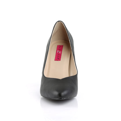 Pleaser Pink Label DREAM-420 Black Court Shoes - 4 Inch Heels