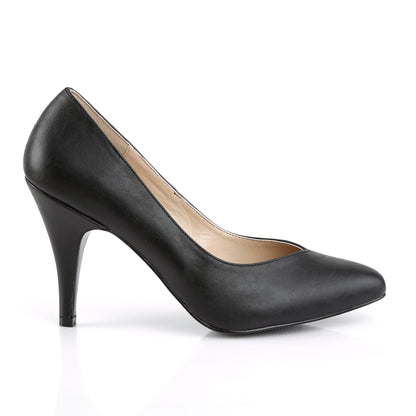 Pleaser Pink Label DREAM-420 Black Court Shoes - 4 Inch Heels