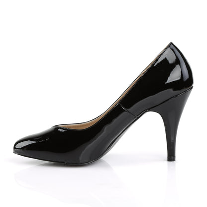 Pleaser Pink Label DREAM-420 Black Court Shoes - 4 Inch Heels