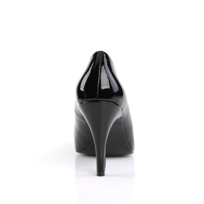 Pleaser Pink Label DREAM-420 Black Court Shoes - 4 Inch Heels