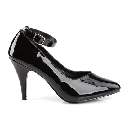 Pleaser Pink Label DREAM-431 Black Court Shoes - 4 Inch Heels