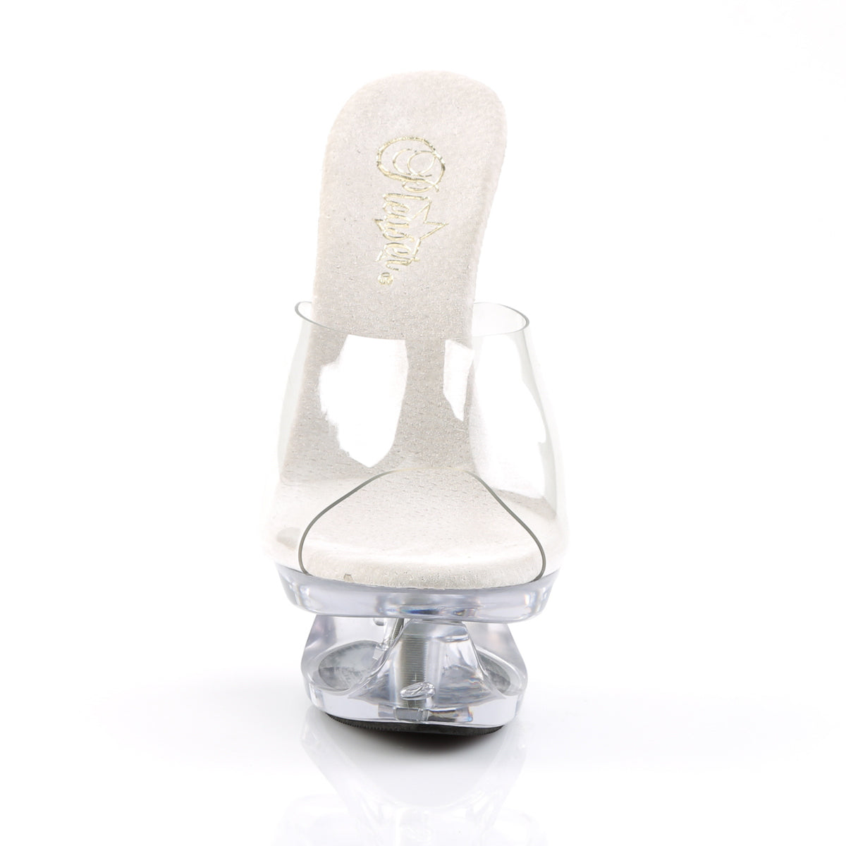 ECLIPSE-601 Pleaser Clear 6.5 Inch Glamour Platform Shoes