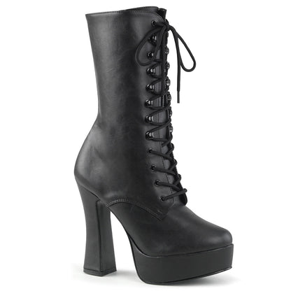 ELECTRA-1020 Pleaser Black 5 Inch Disco Gogo Knee High Boots