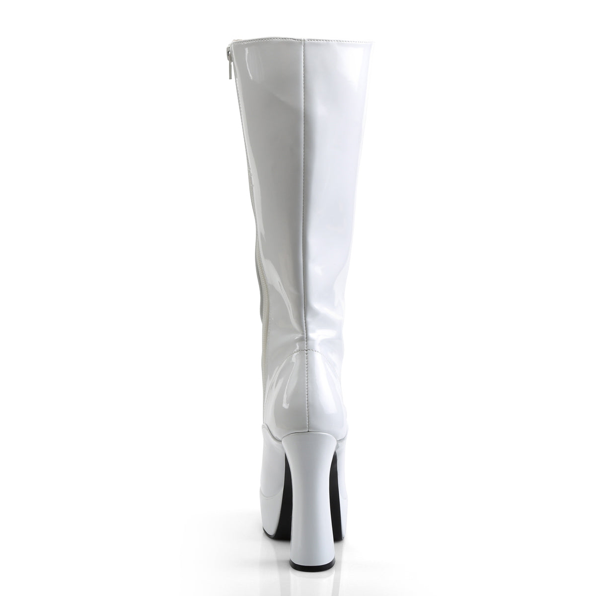 ELECTRA-2020 Pleaser White 5 Inch Disco Knee High Knee High Boots