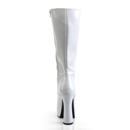 ELECTRA-2020 Pleaser White 5 Inch Disco Knee High Knee High Boots