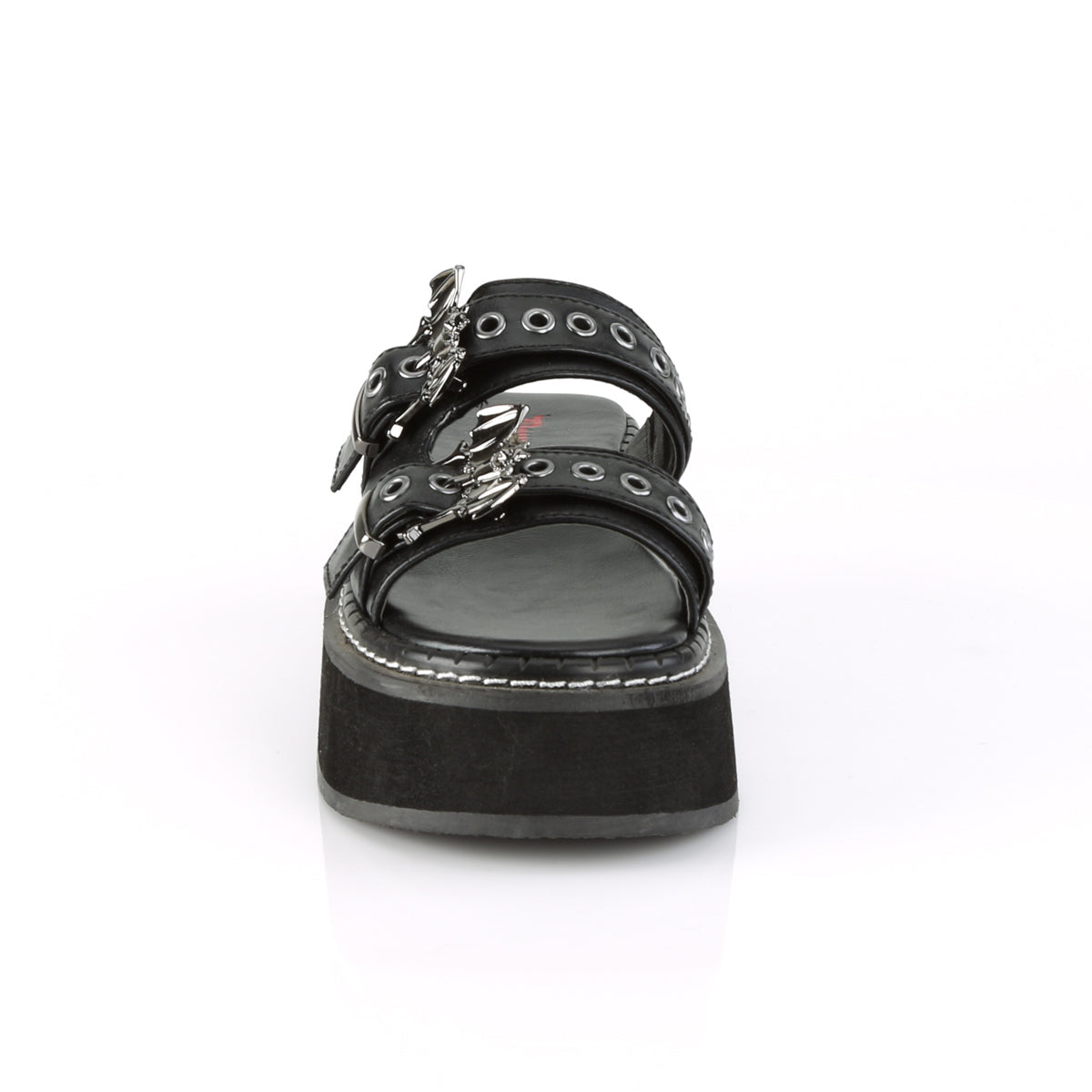 EMILY-100 Demonia Cult Black Alternative Women's Sandals