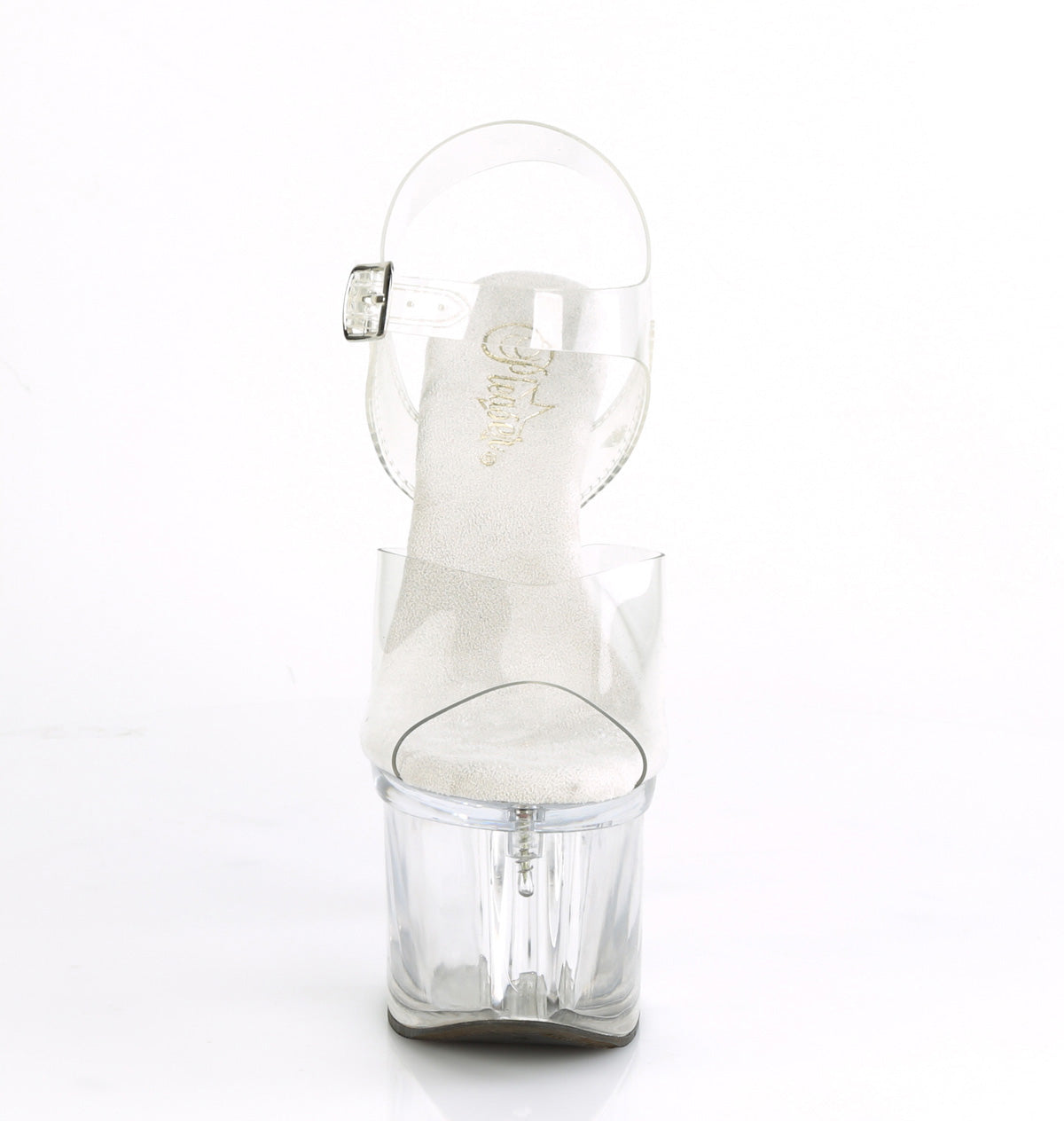 ESTEEM-708 Pleaser Clear 7 Inch Pole Dancing Platform Shoes