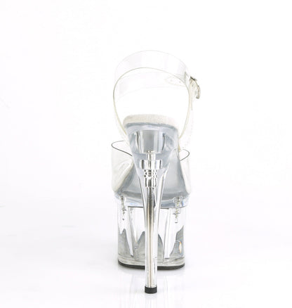 ESTEEM-708 Pleaser Clear 7 Inch Pole Dancing Platform Shoes