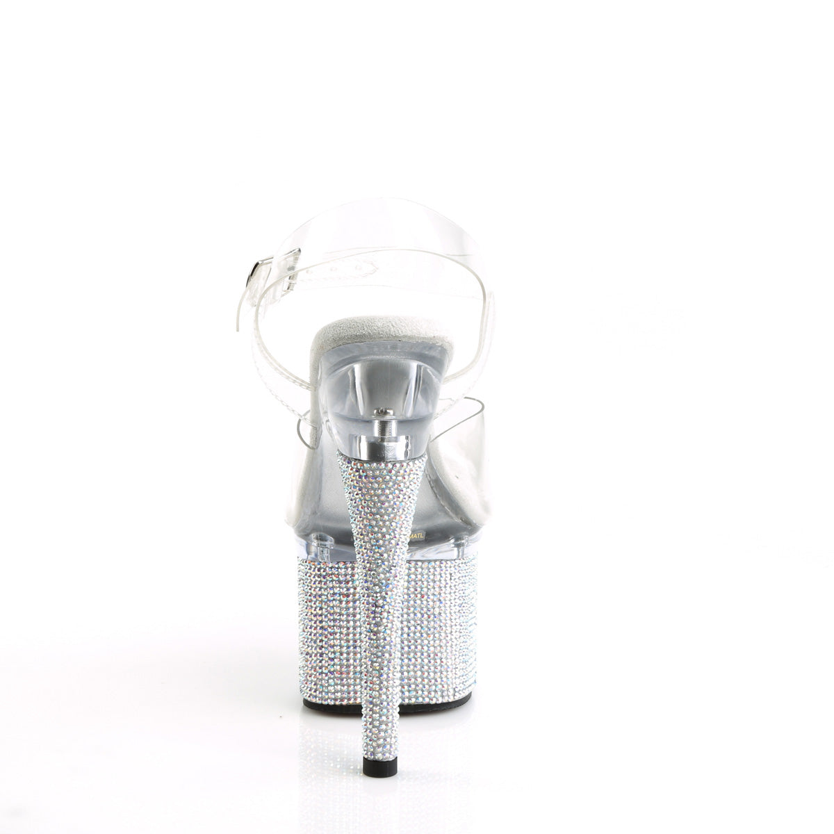 ESTEEM-708DM Pleaser Clear Bling 7 Inch Strippers Platform Shoes