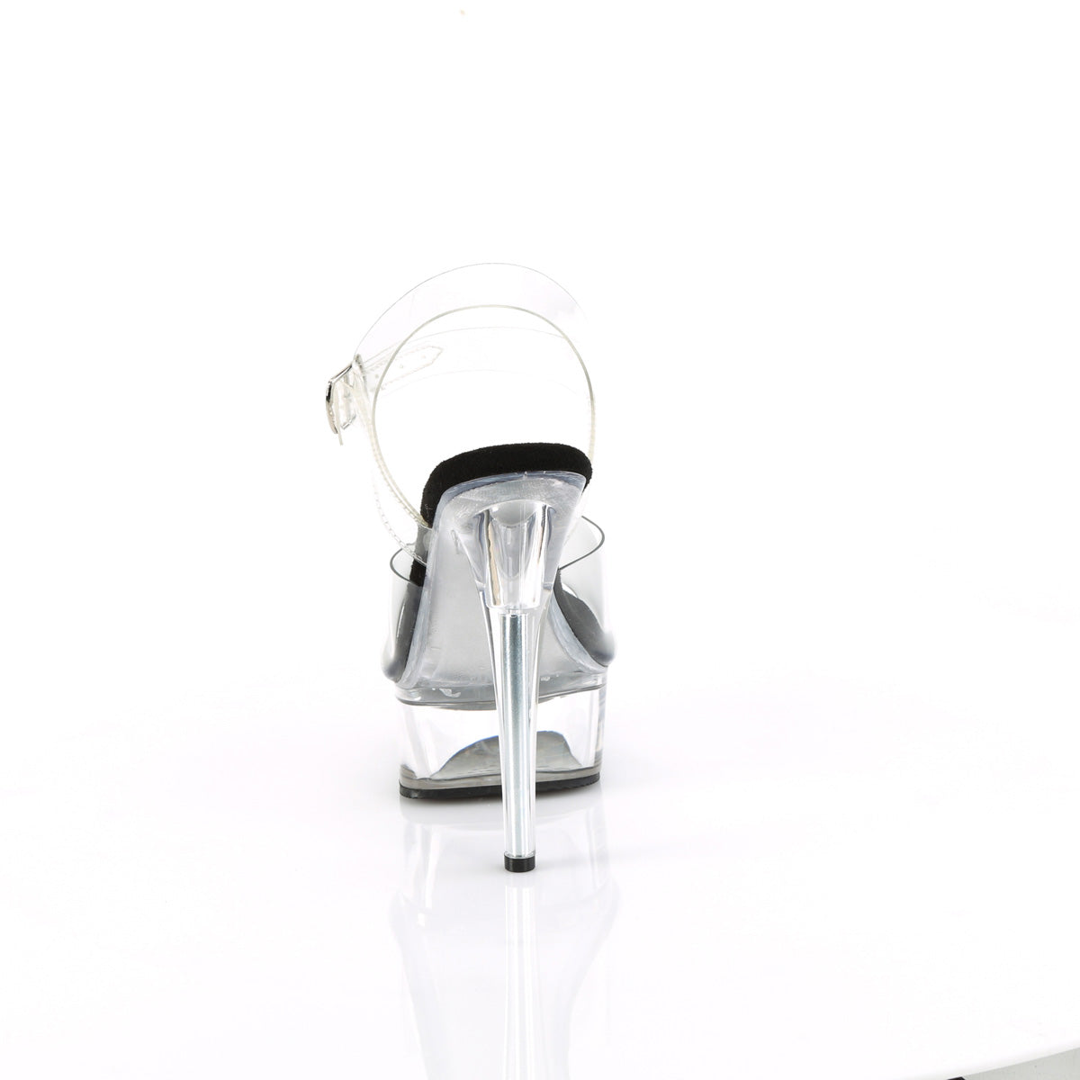 EXCITE-608 Pleaser Clear 6 Inch Exotic Dancer Platform Shoes