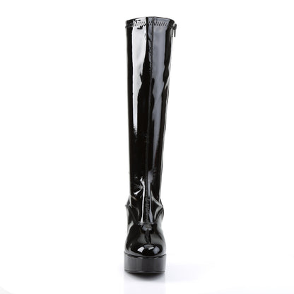 exotica 2000 funtasma sexy black boots 4 inch heel platform gogo boots