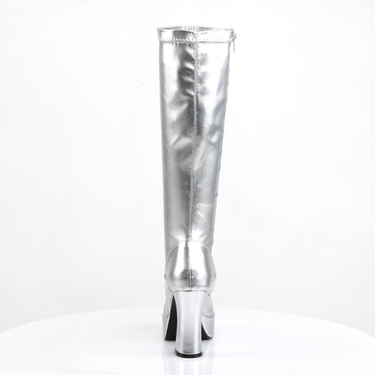 eve 102 pleaser sexy shoes 5 inch heel stiletto heel peep toe lace up back ankle boot cream