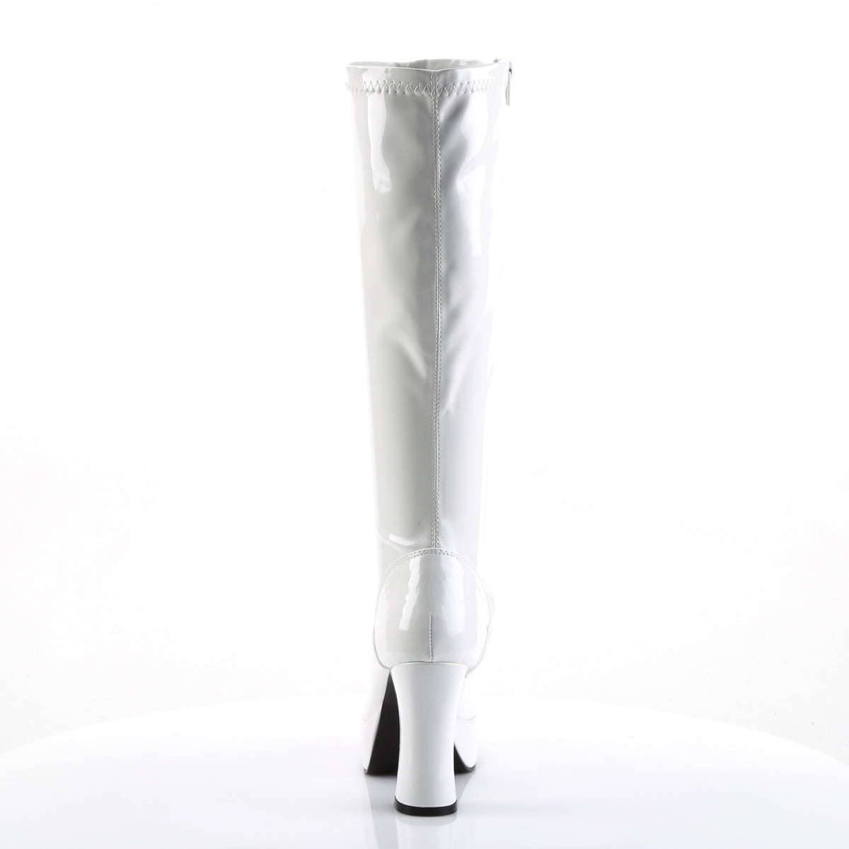 Funtasma EXOTICA-2000 White Platform Boots - 4 Inch Heels