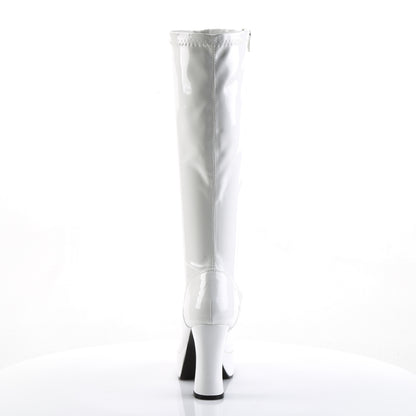 Funtasma EXOTICA-2000 White Platform Boots - 4 Inch Heels