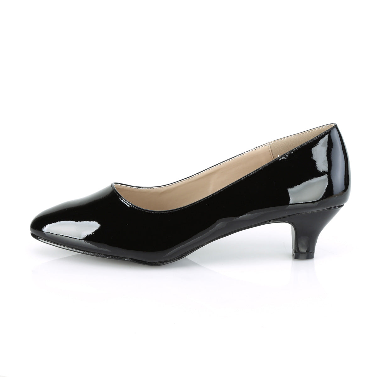 FAB-420 Pleaser Pink Label Black 2 Inch Fetish Single Soles