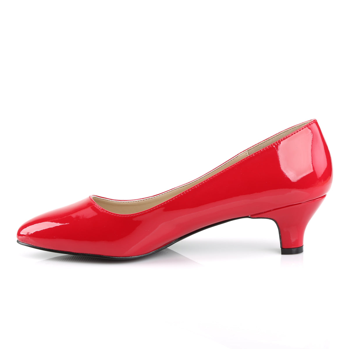 FAB-420 Pleaser Pink Label Red 2 Inch Fetish Single Soles