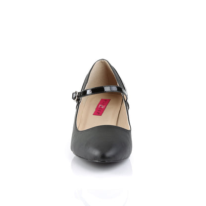 FAB-425 Pleaser Pink Label Black 2 Inch Fetish Single Soles
