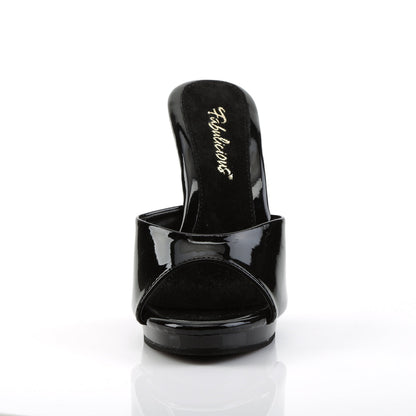 FLAIR-401-2 Fabulicious Black 4.5 Inch Fetish Shoes