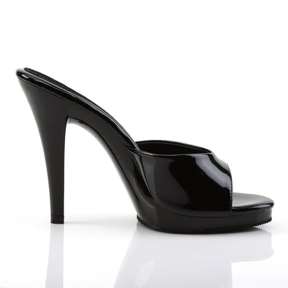 FLAIR-401-2 Fabulicious Black 4.5 Inch Fetish Shoes
