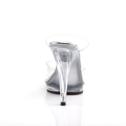 FLAIR-402 Fabulicious Clear 4.5 Inch Posing Shoes
