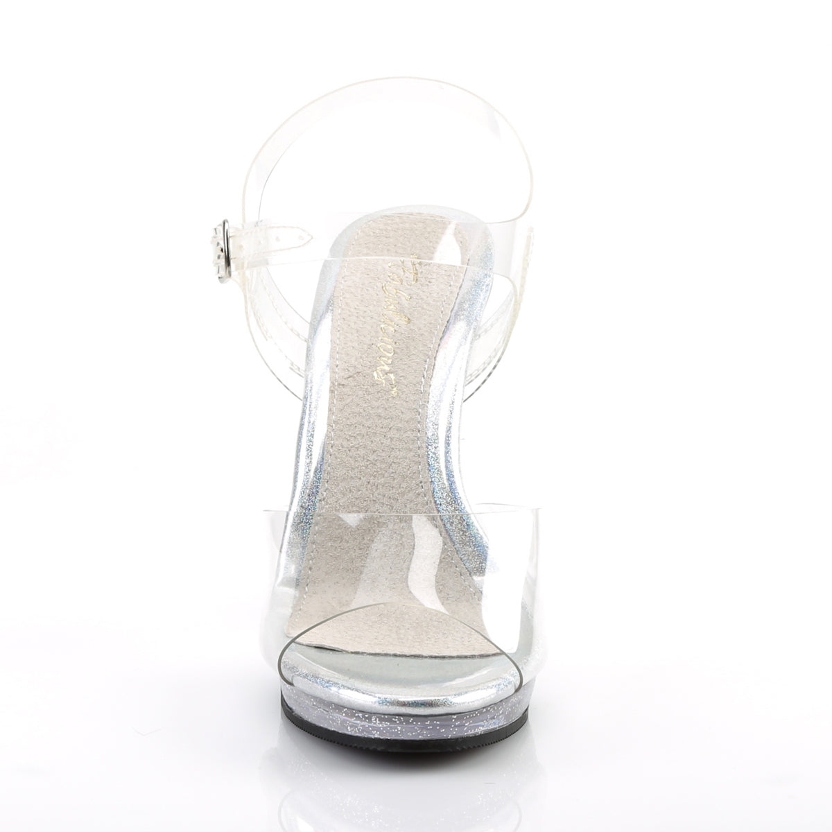 FLAIR-408MG Fabulicious Clear 4.5 Inch Posing Shoes