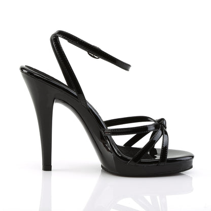 FLAIR-436 Fabulicious Black 4.5 Inch Fetish Shoes