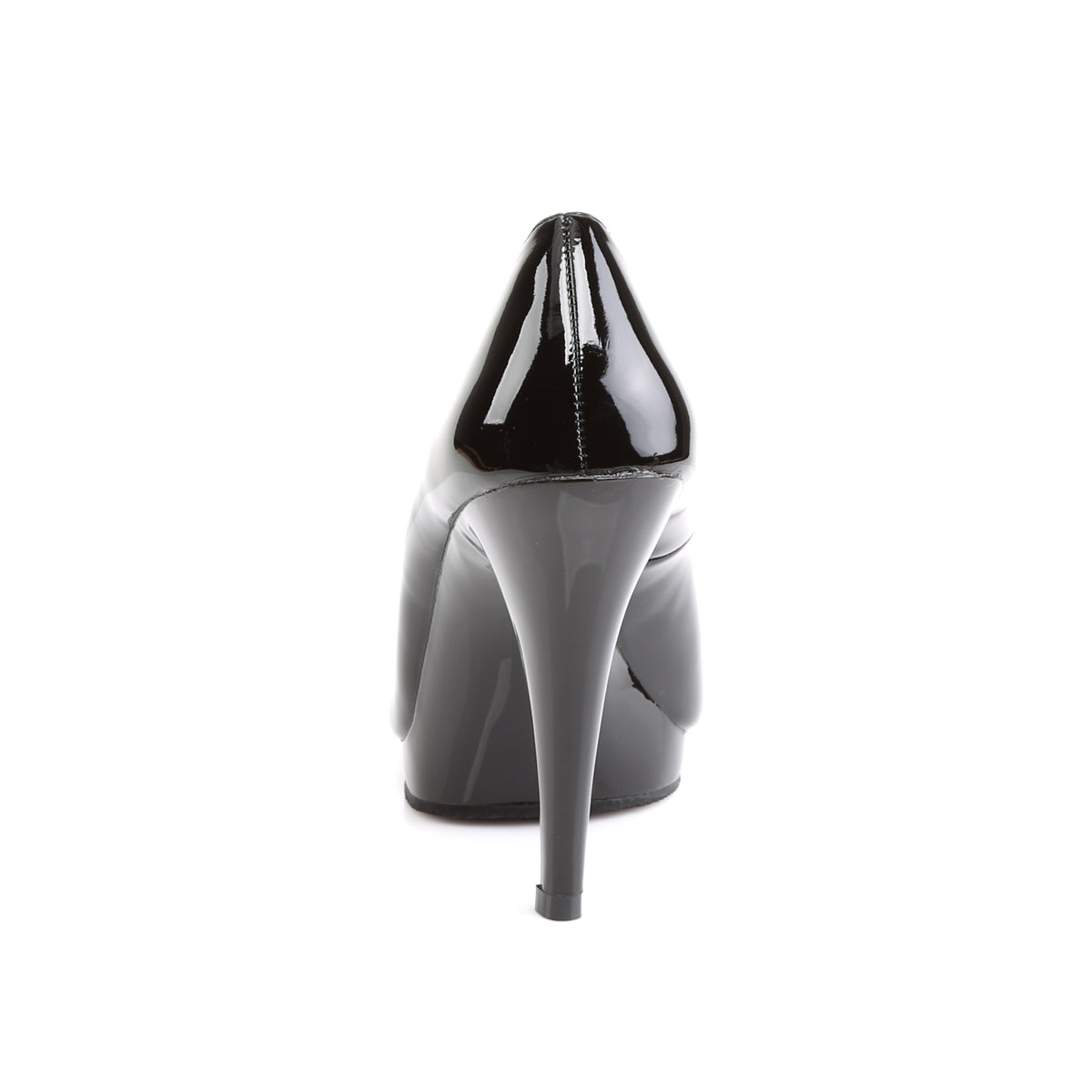 FLAIR-480 Pleaser Pink Label Black 4.5 Inch Exotic Platform