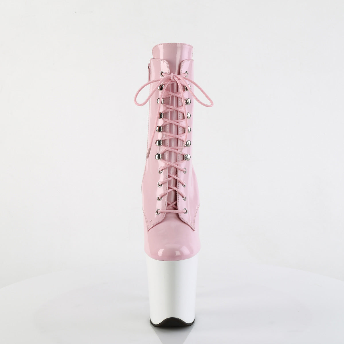 FLAMINGO-1020 Pleaser Baby Pink 8 Inch Pole Dancing Ankle Boots