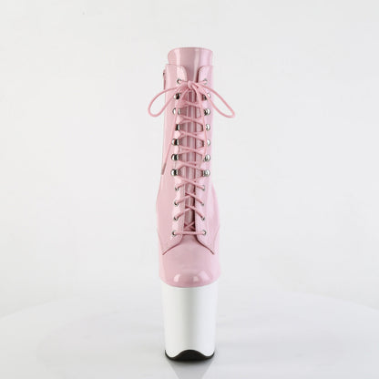 FLAMINGO-1020 Pleaser Baby Pink 8 Inch Pole Dancing Ankle Boots