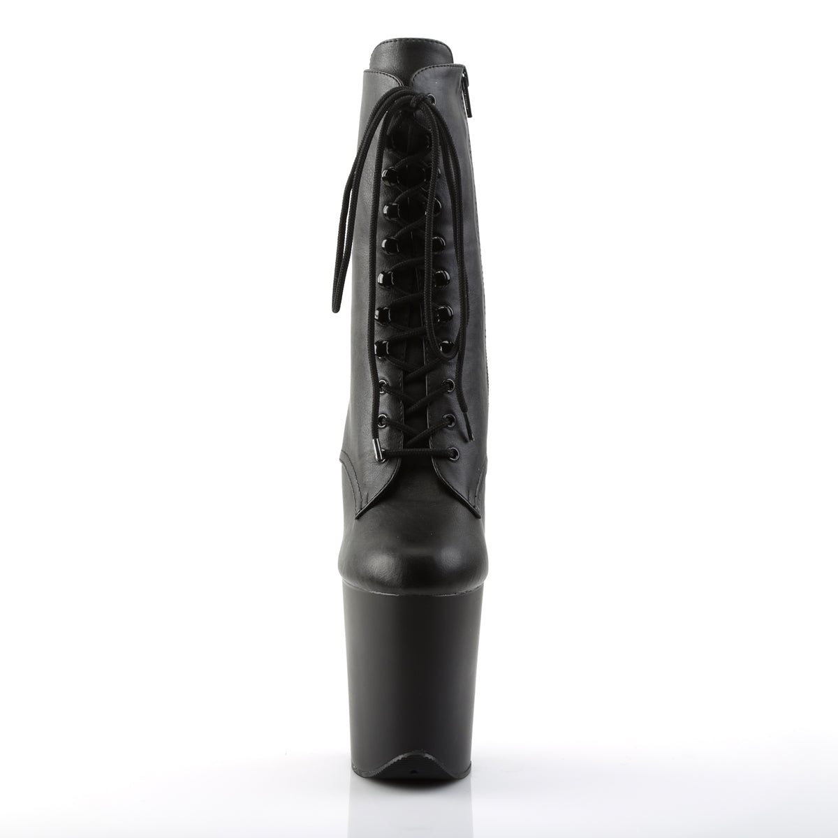 FLAMINGO-1020 Pleaser Black 8 Inch Exotic Dancer Ankle Boots