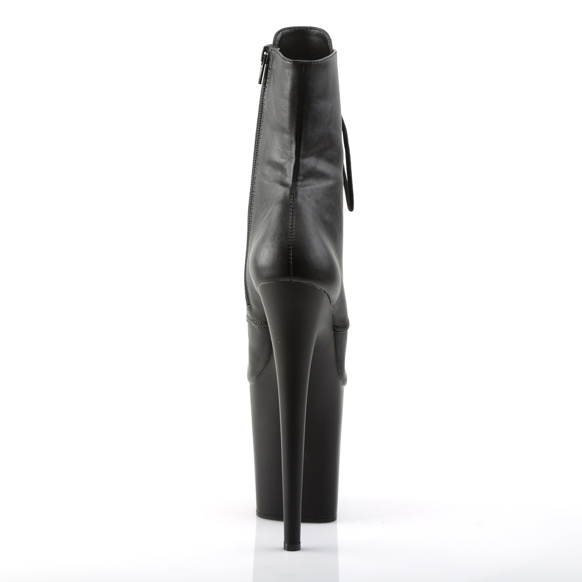 FLAMINGO-1020 Pleaser Black 8 Inch Exotic Dancer Ankle Boots