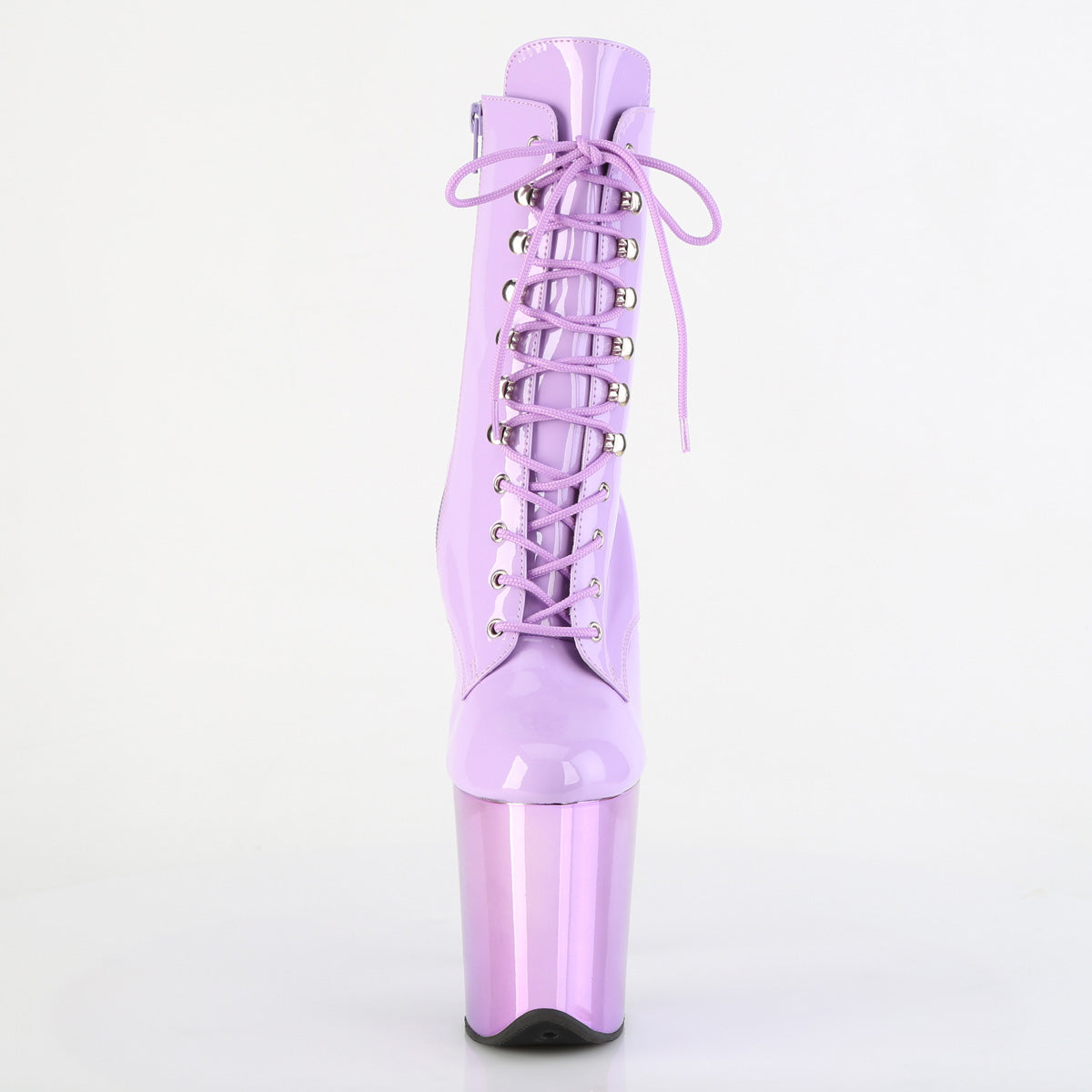FLAMINGO-1020 Pleaser Lavender 8 Inch Strippers Ankle Boots