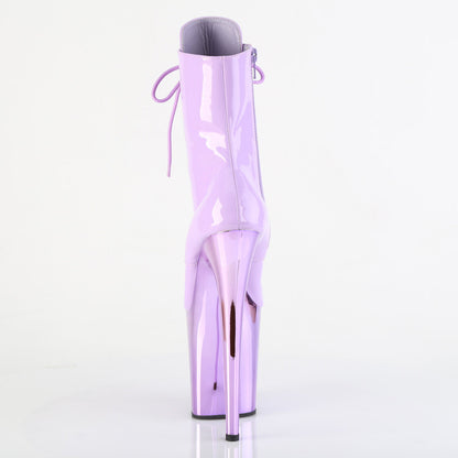 FLAMINGO-1020 Pleaser Lavender 8 Inch Strippers Ankle Boots