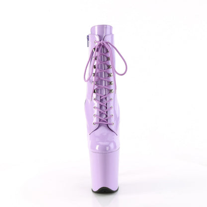 FLAMINGO-1020 Pleaser Lavender 8 Inch Exotic Dancing Ankle Boots