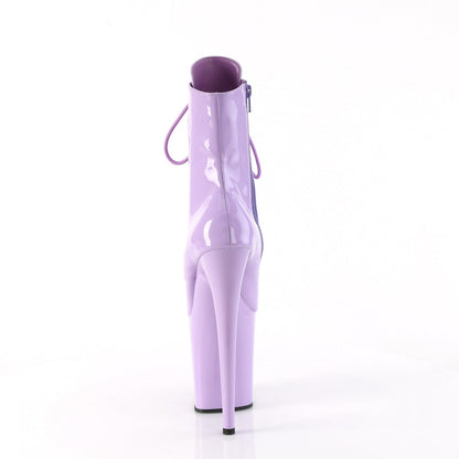 FLAMINGO-1020 Pleaser Lavender 8 Inch Exotic Dancing Ankle Boots