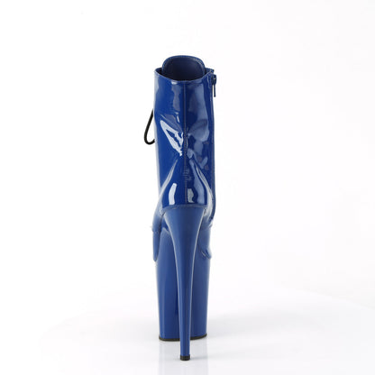 FLAMINGO-1020 Pleaser Royal Blue 8 Inch Exotic Dancer Ankle Boots
