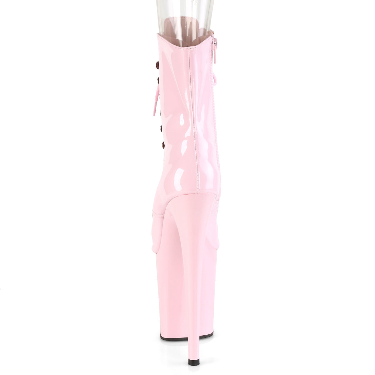 FLAMINGO-1021 Pleaser Baby Pink 8 Inch Exotic Dancer Ankle Boots