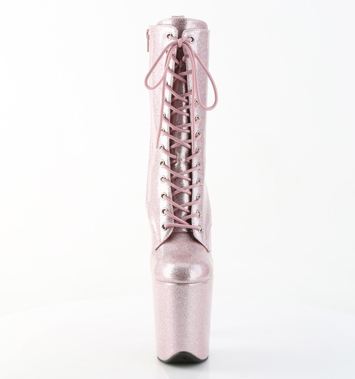 FLAMINGO-1040GP Pleaser Blush 8 Inch Exotic Dance Ankle Boots