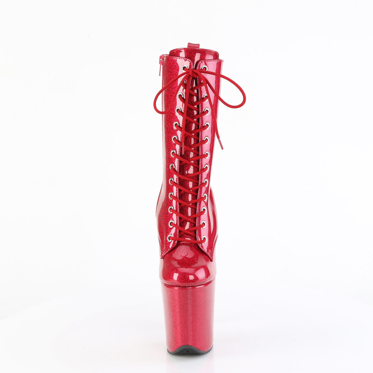 FLAMINGO-1040GP Pleaser Fuchsia 8 Inch Platform Pole Ankle Boots