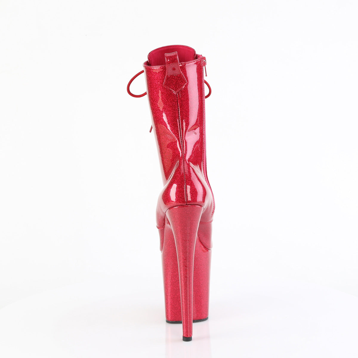 FLAMINGO-1040GP Pleaser Fuchsia 8 Inch Platform Pole Ankle Boots